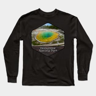 Yellowstone National Park - Morning Glory Pool Long Sleeve T-Shirt